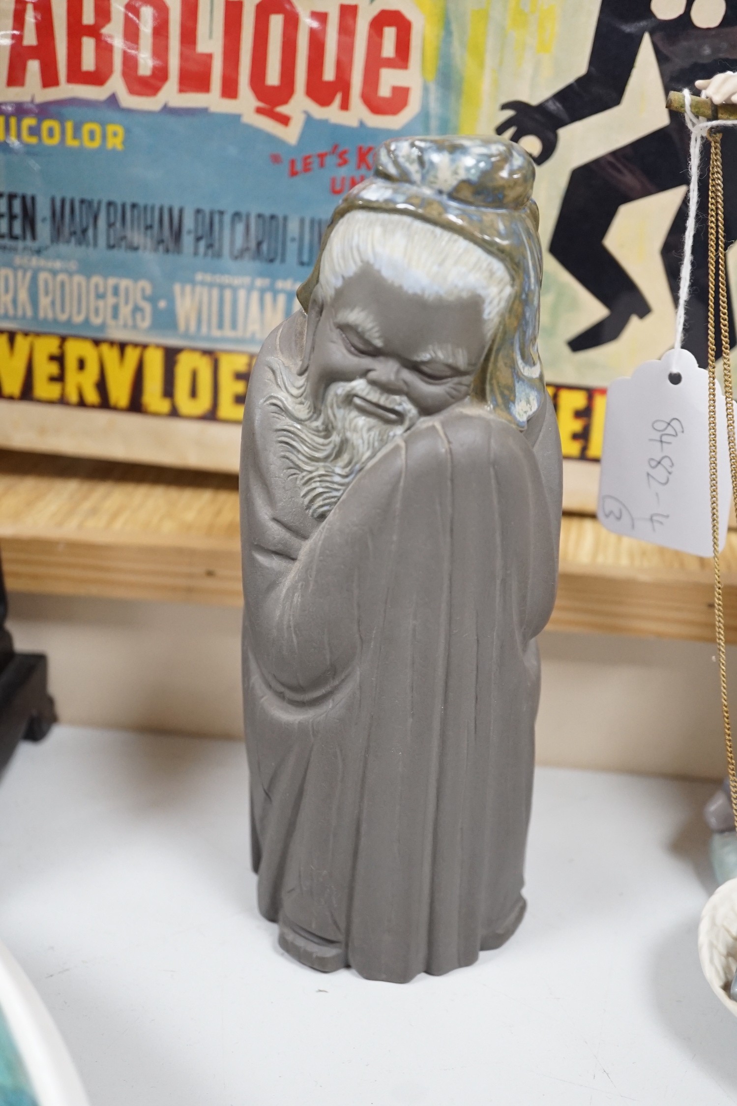 Three Lladro figures, 25cms high